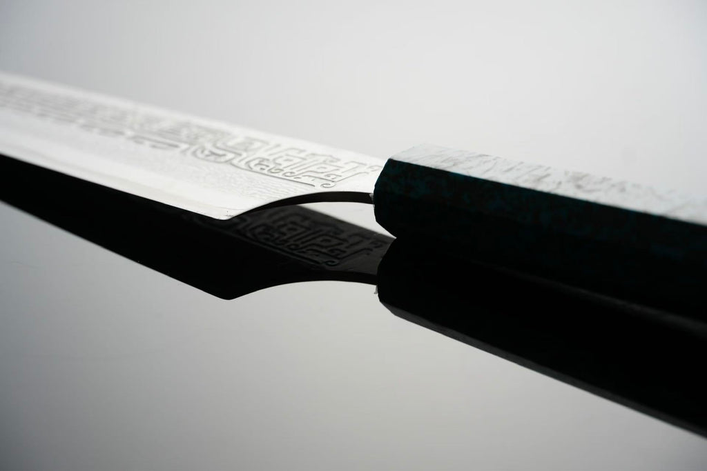 “Azure Serpent" W61F Damascus Gyuto 9inch FREE SHIPPING