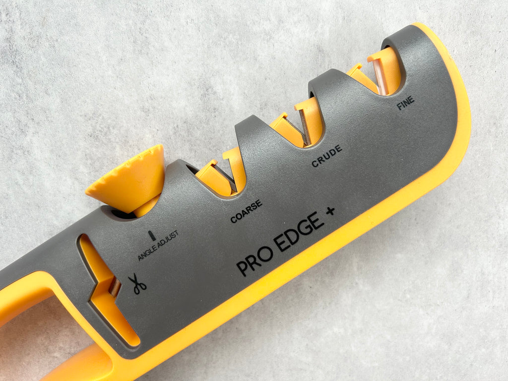 PRO EDGE+ Angle Adjustable Knife Sharpener, Designed by Raythesharpene