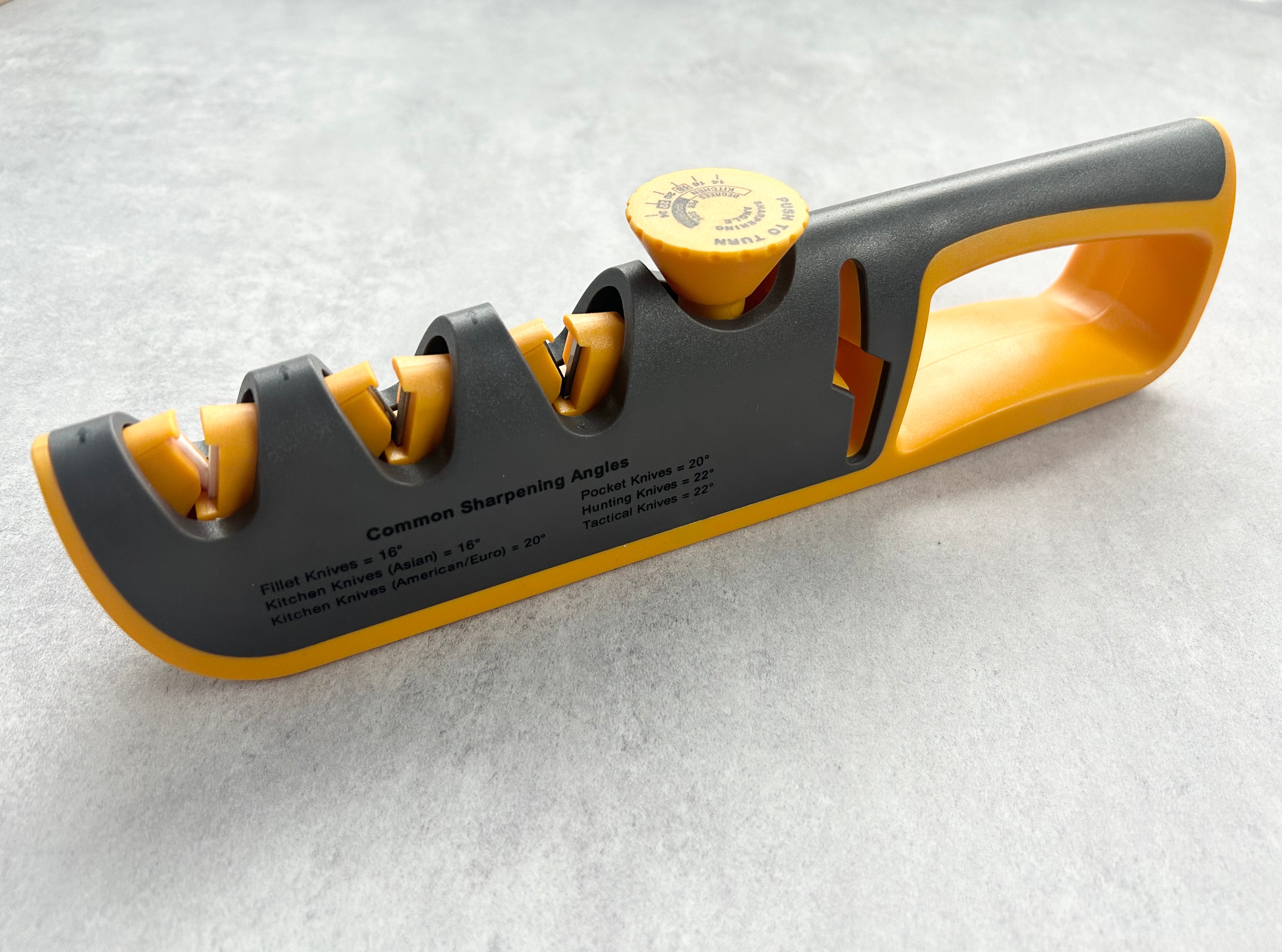 PRO EDGE+ Angle Adjustable Knife Sharpener, Designed by Raythesharpener