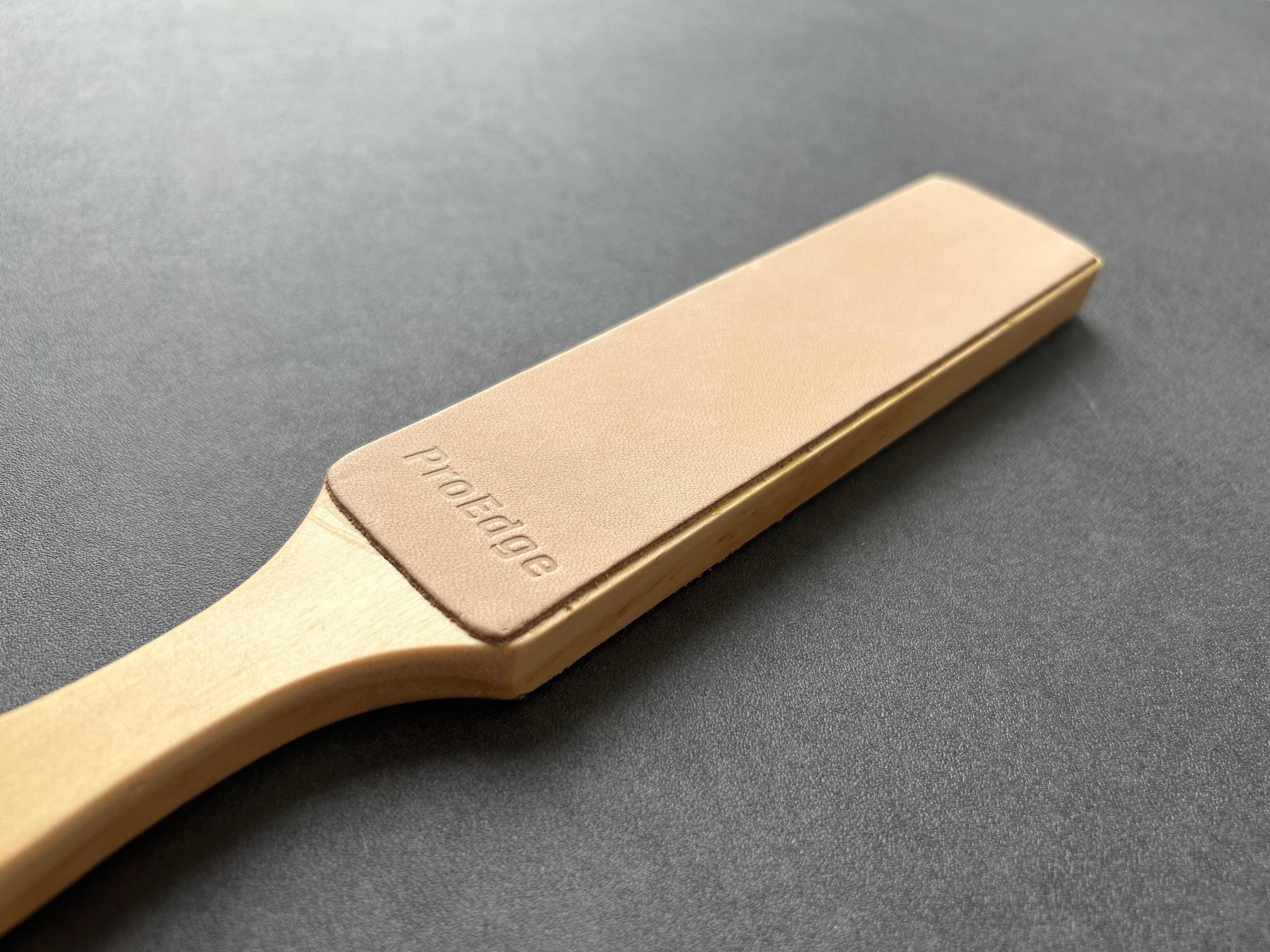 Upgraded ProEdge Leather Strop Knife Honing Pad for Sharpening & Honing- Knives, Straight Razor, Woodcarving Chisels