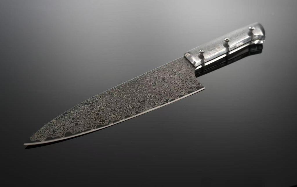 "Crystal“ 10cr15Mov Damascus Western Gyuto 8inch FREE SHIPPING