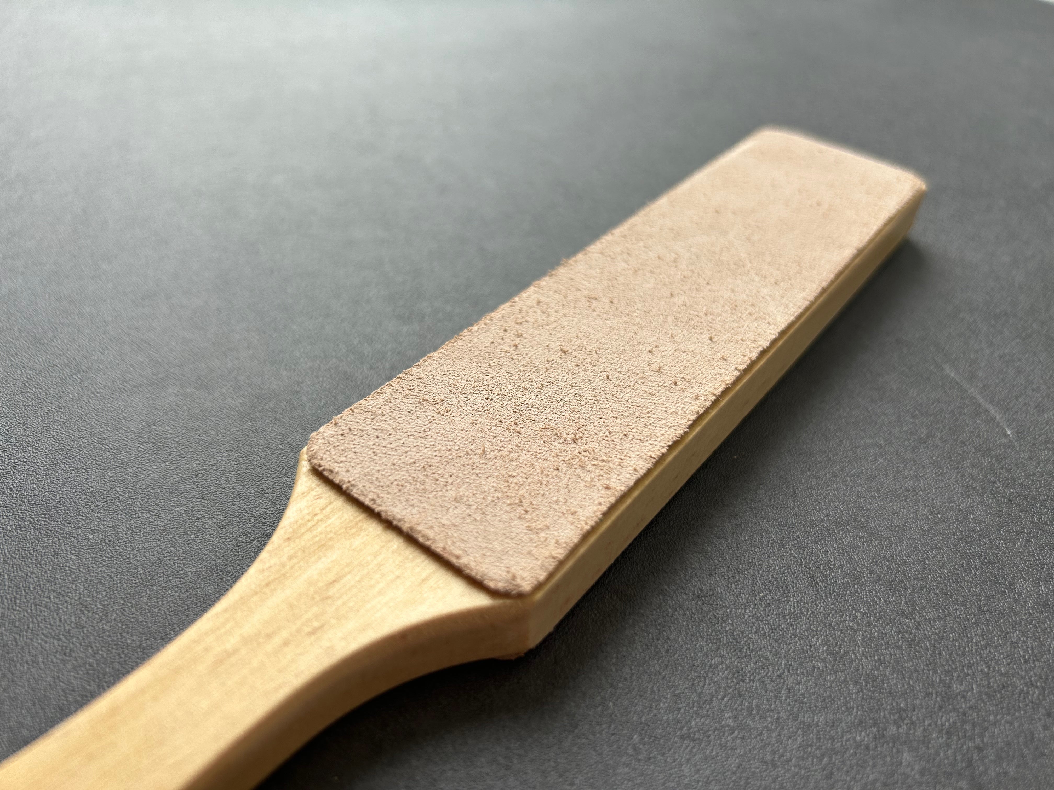 Upgraded ProEdge Leather Strop Knife Honing Pad for Sharpening & Honing- Knives, Straight Razor, Woodcarving Chisels