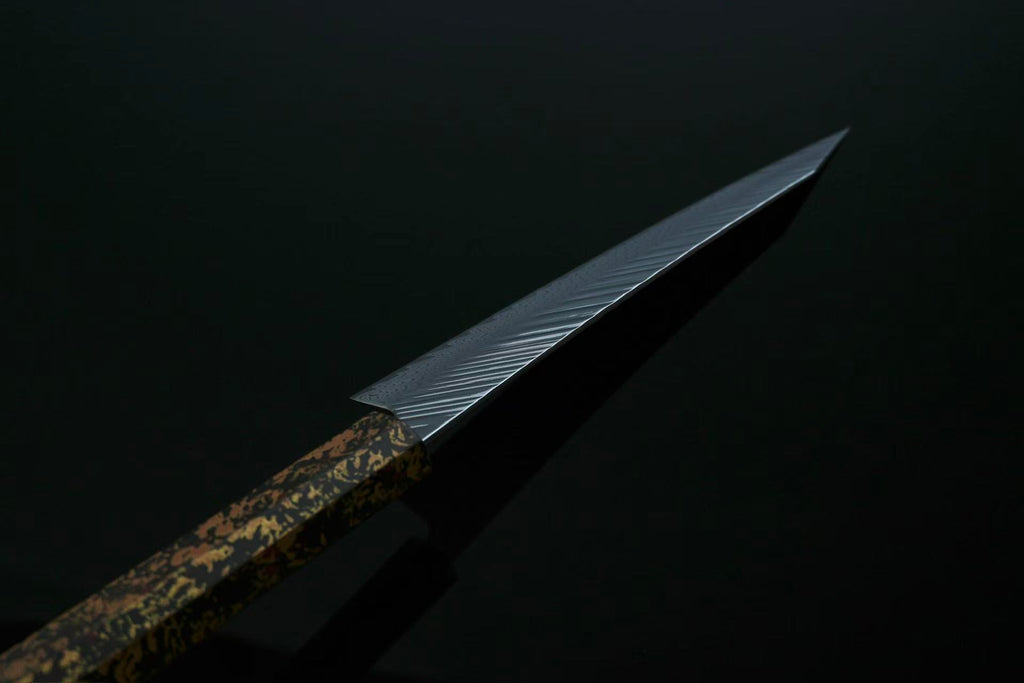 "Amur Tiger" 10Cr15Mov Damascus Kiritsuke 9inch FREE SHIPPING