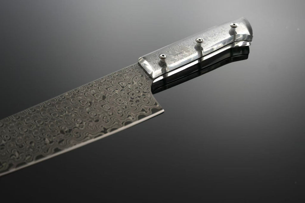"Crystal“ 10cr15Mov Damascus Western Gyuto 8inch FREE SHIPPING