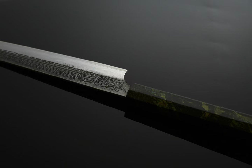 “Azure Dragon" W61F Damascus Gyuto 9inch FREE SHIPPING
