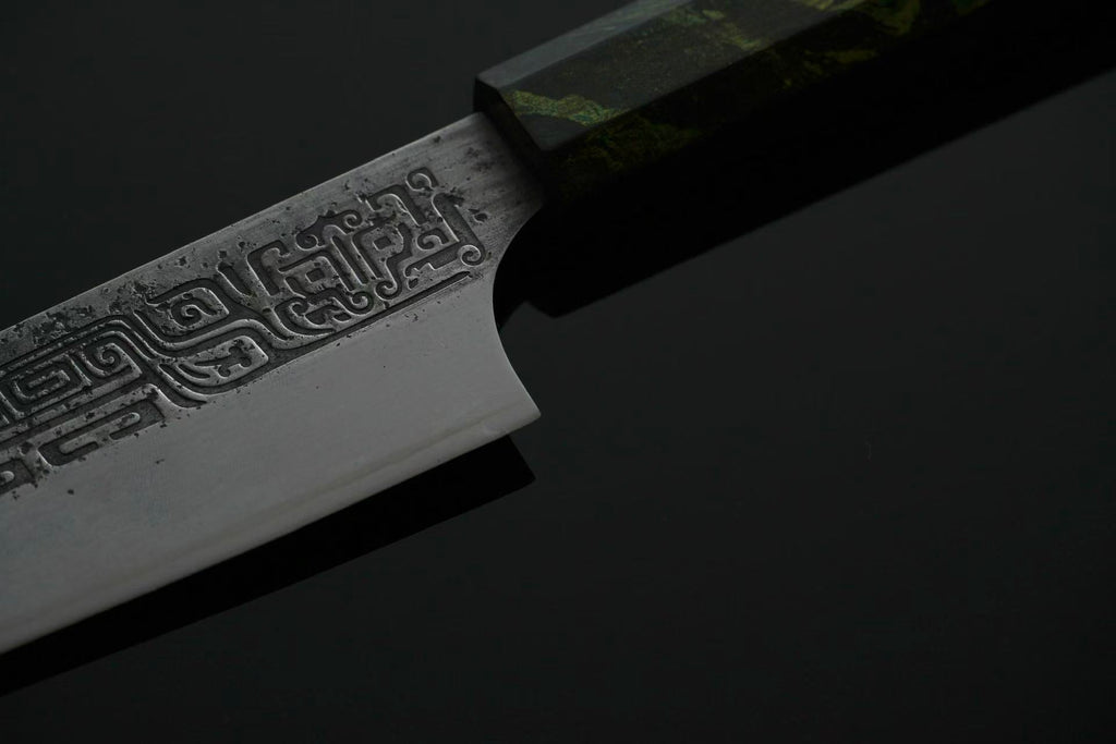 “Azure Dragon" W61F Damascus Gyuto 9inch FREE SHIPPING