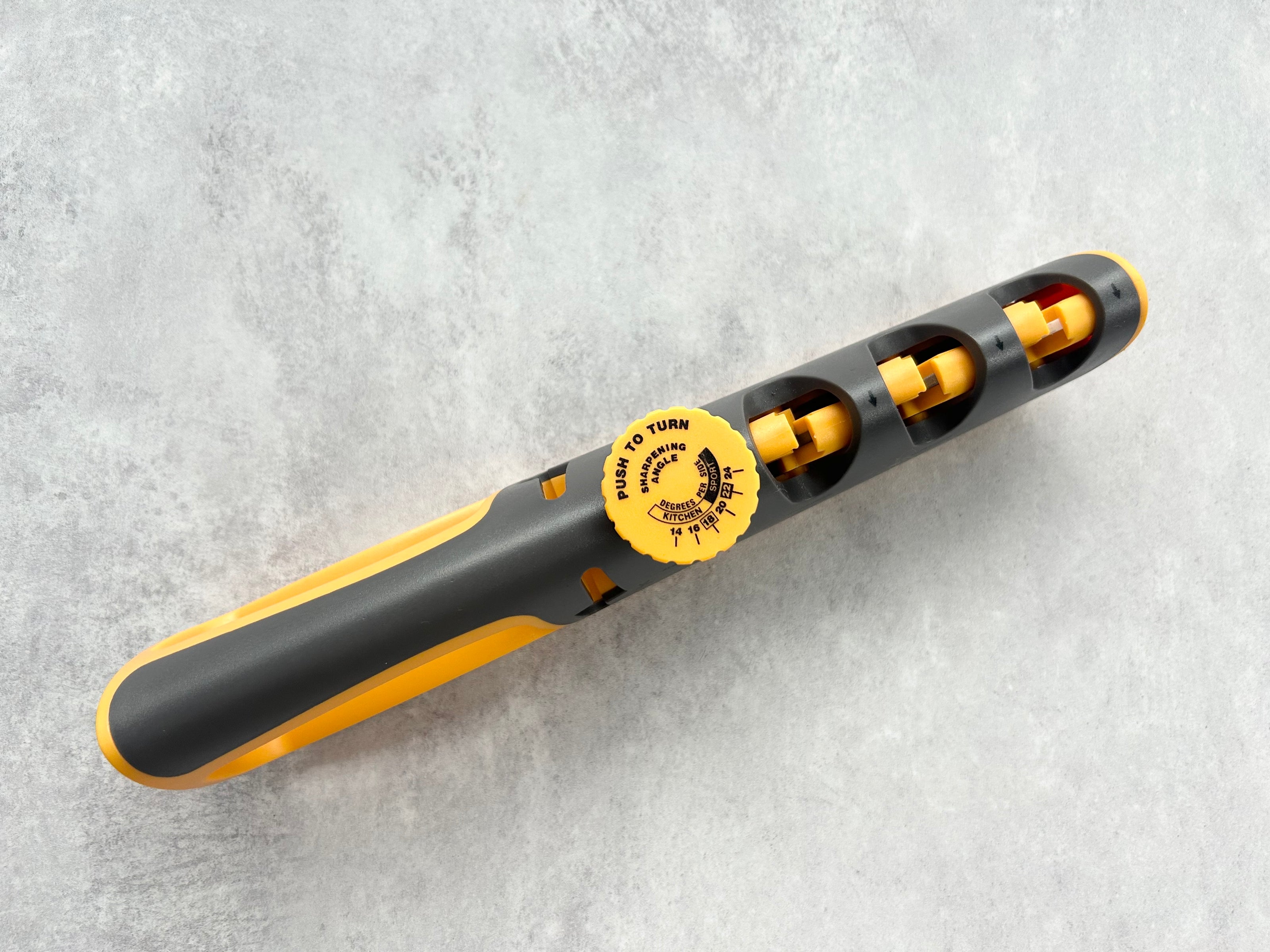 PRO EDGE+ Angle Adjustable Knife Sharpener, Designed by Raythesharpene