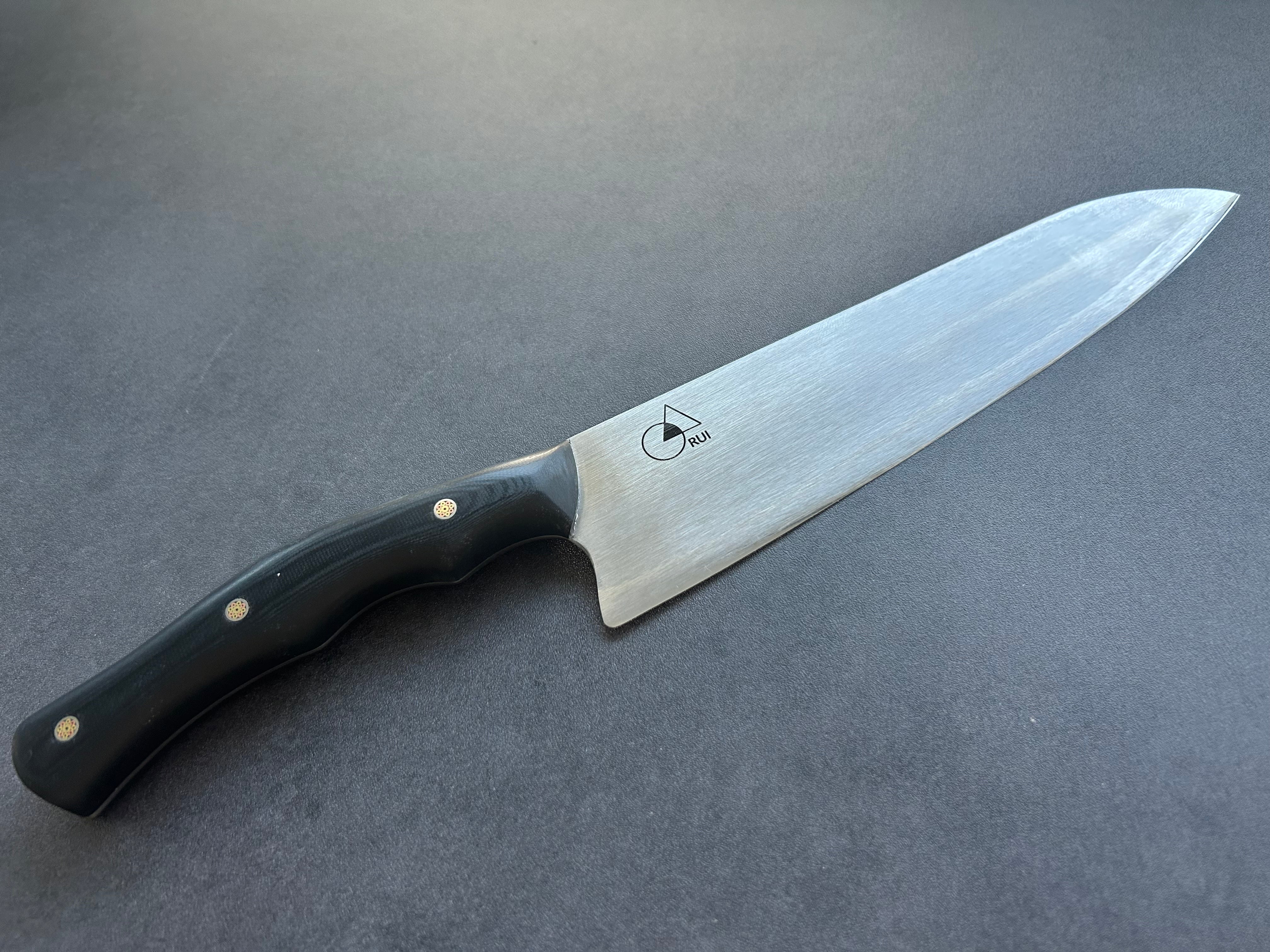 “Night”HSS Gyuto 20cm with G10 Handle FREE SHIPPING