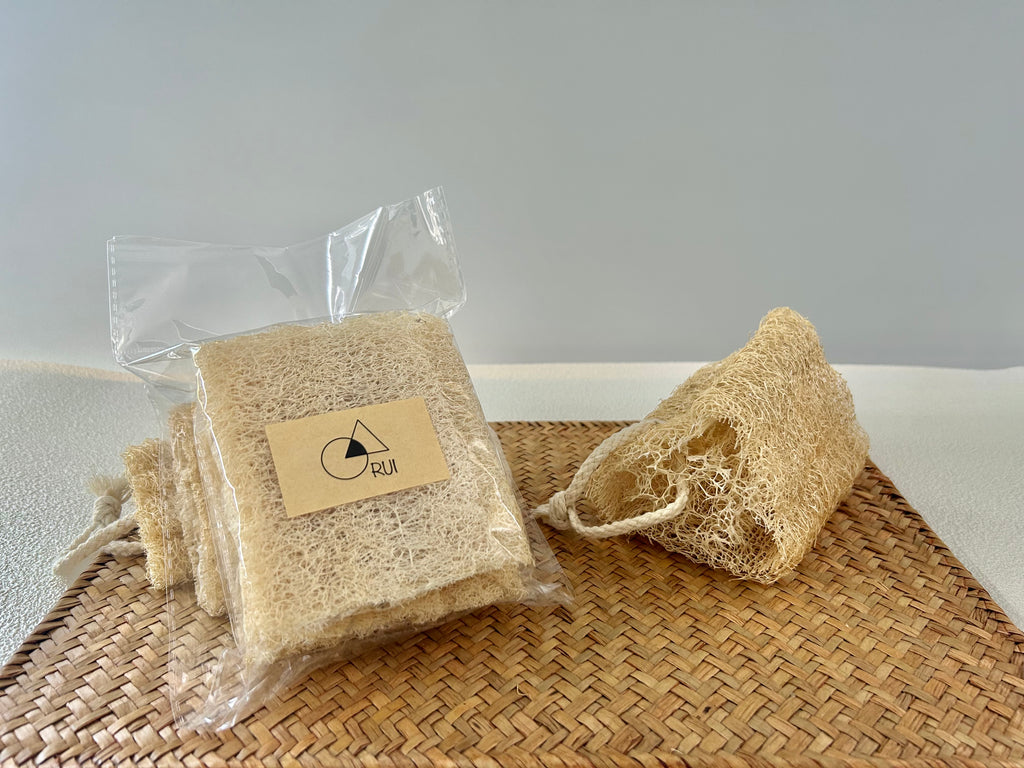 RUI Organic Loofah Sponge 3Pack