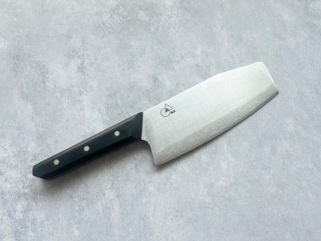 HSS Nakiri 'Onyx' Black G10 Handle FREE SHPPING