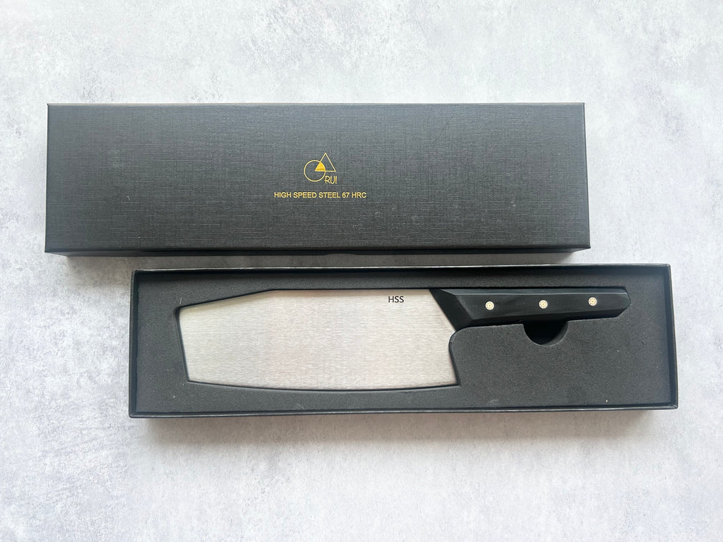 HSS Nakiri 'Onyx' Black G10 Handle FREE SHPPING