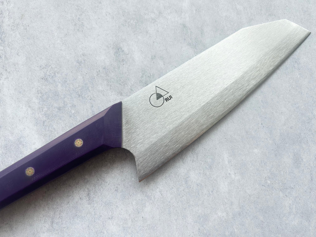 HSS Santoku 'Grape' Purple G10 Handle FREE SHPPING